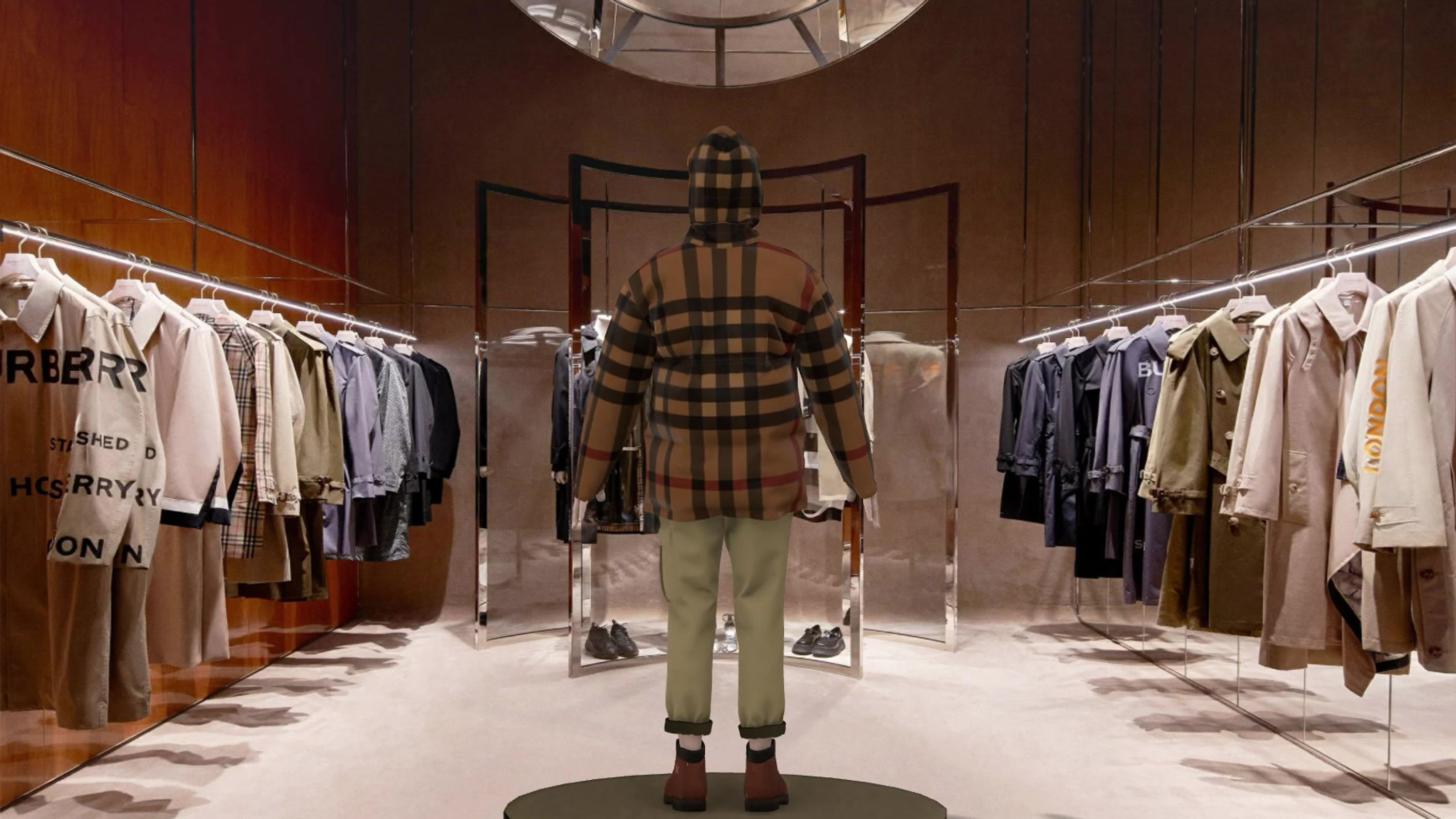 Puff Jacket and Cargo Trousers